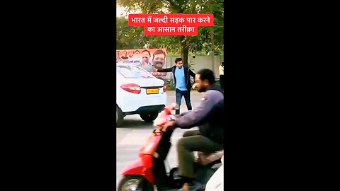 India road cross comedy scene video