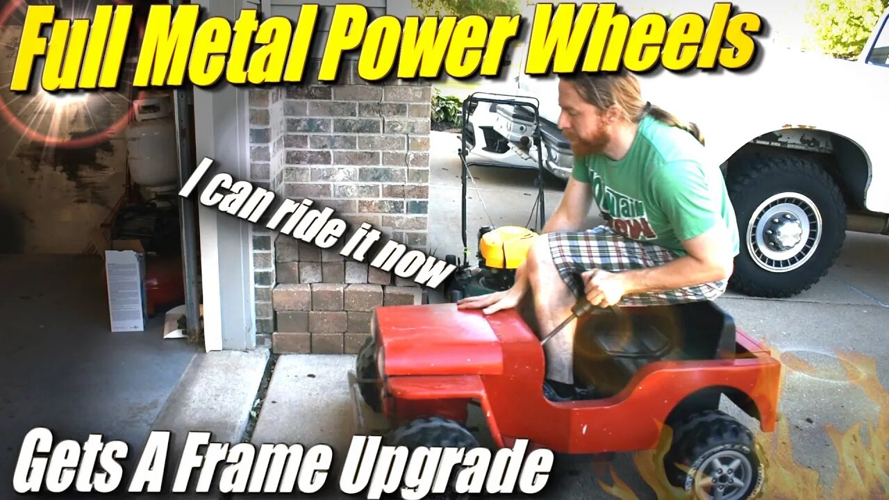 My Kids Broke their Metal Power Wheels Jeep. Now It Can Handle an Adult