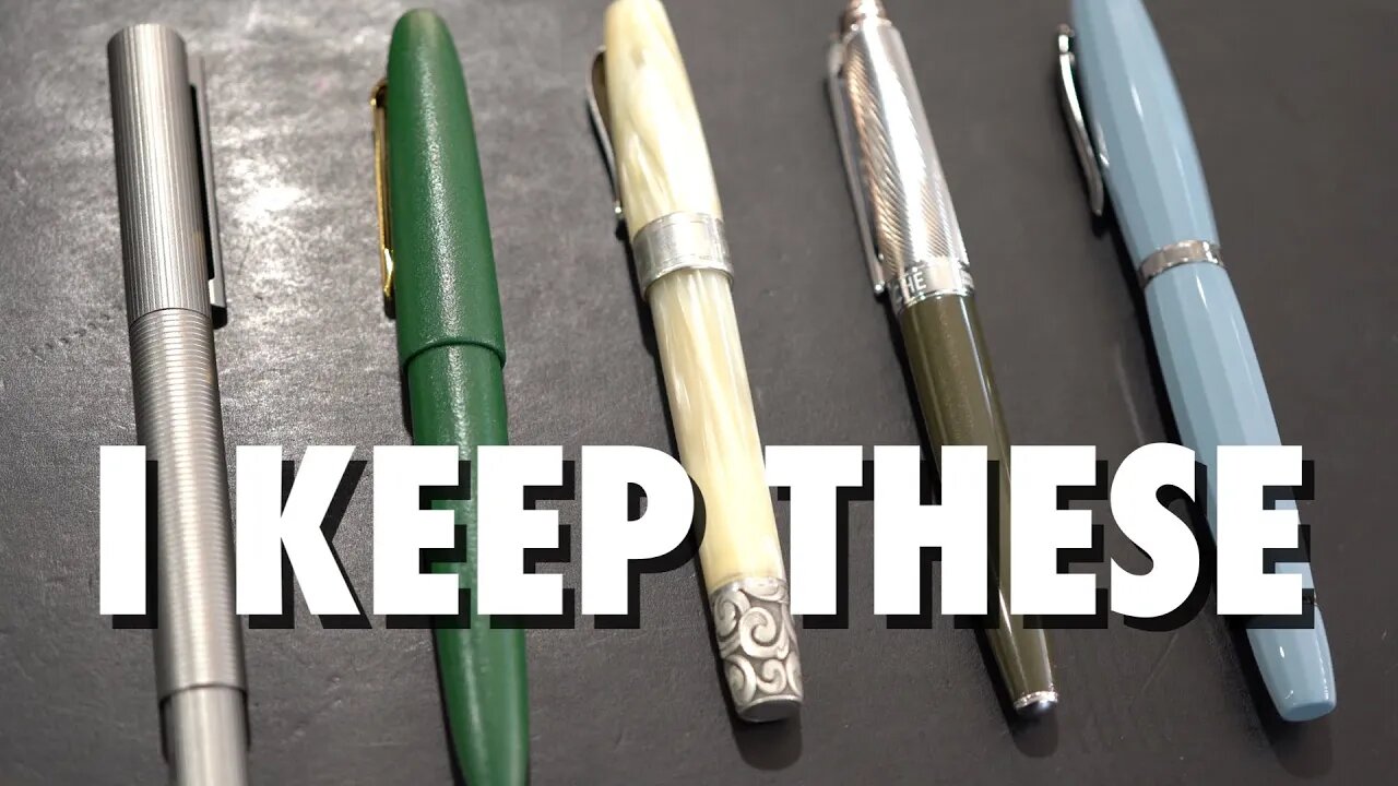 i keep these 5 FOUNTAIN PENS in case of an APOCALYPSE