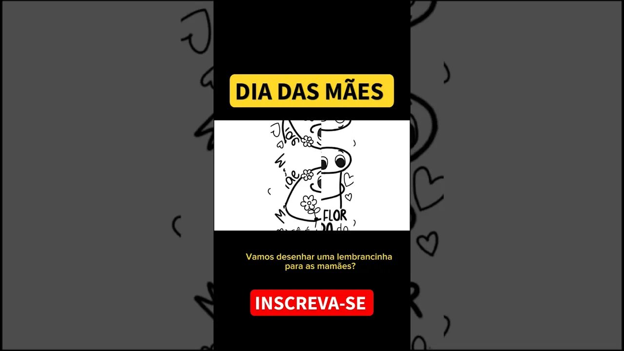 COMO DESENHAR UM DESENHO PARA DIA DAS MÃES #diadasmães