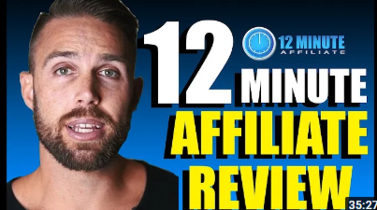 12 Minute Affiliate Review - Is This A Good Program To Help You Make Money Online?