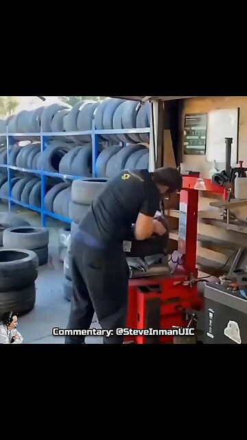 Working his pants off