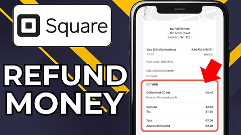 HOW TO REFUND ON SQUARE APP