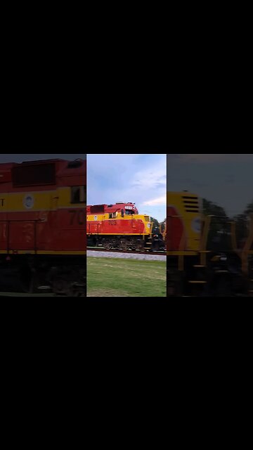 Florida East Coast Railway FEC-107 with 703 at Daytona Beach Golf Club July 29 2023 #railfanrob