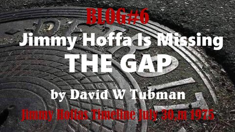 JIMMY HOFFA TIMELINE July 30, 1975