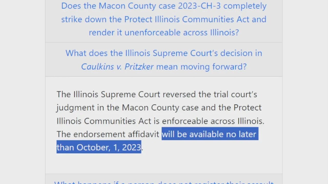 Illinois' gun registry set to open in less than a month as legal challenges continue