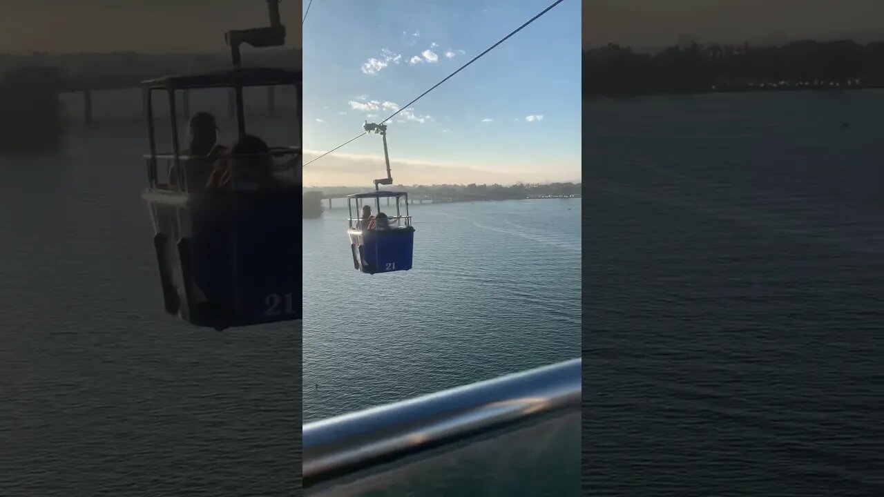 Gondola Seaworld Adventure – the best way to end the day #youtubeshorts 