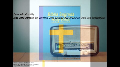 Deus não é rádio, mas está sempre em sintonia! [Frases e Poemas]