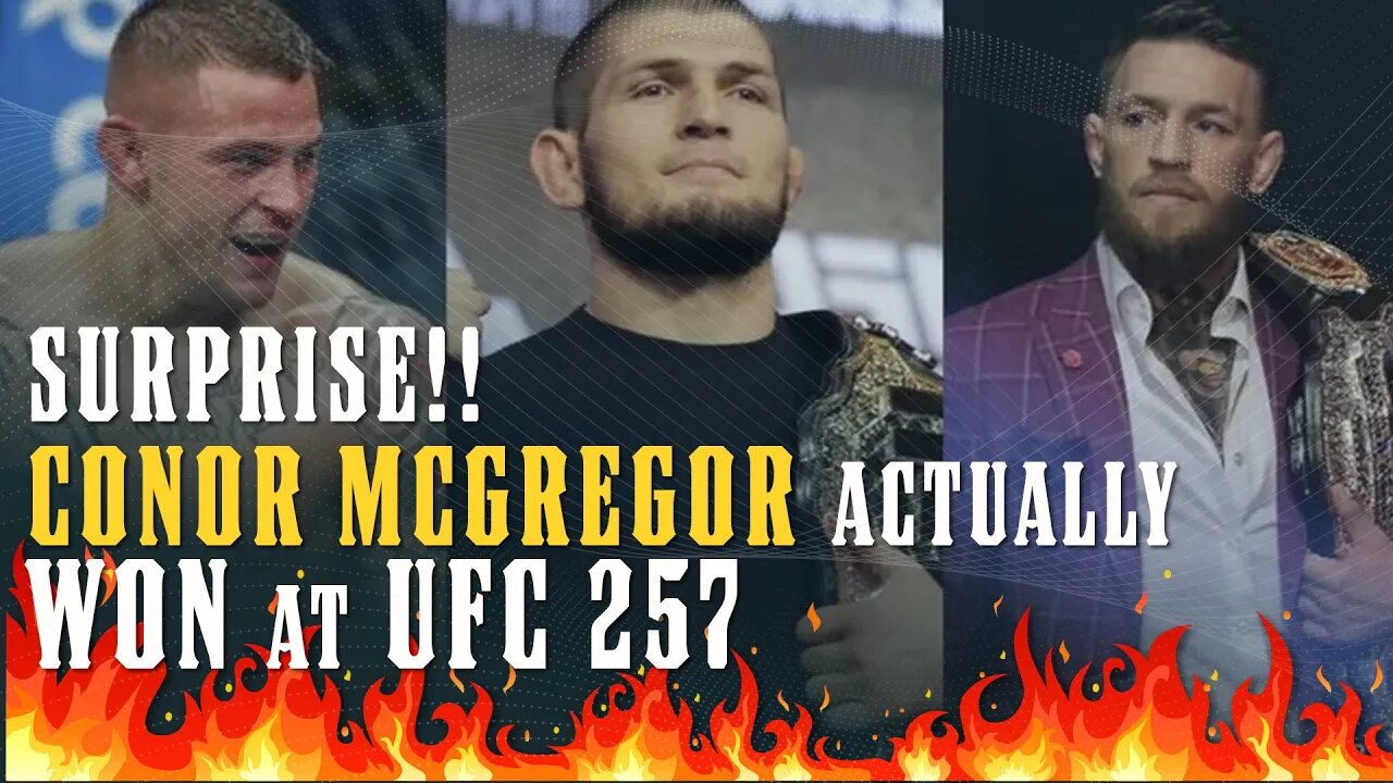 SURPRISE!! Conor McGregor Won at UFC 257!! Khabib Weighs in...