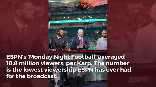 'Monday Night Football' Hits Record Low For ESPN