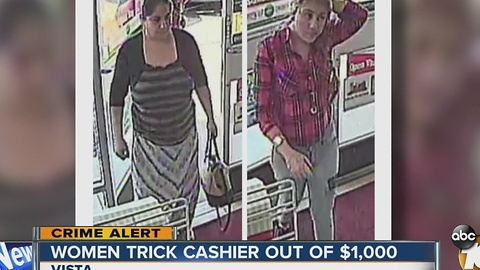 Women accused of tricking 7-Eleven cashier out of cash, money orders