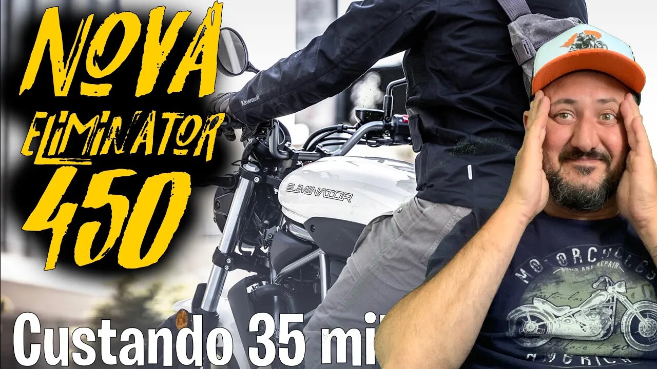 Custando 35 MIL, nova ELIMINATOR 450 ACABA de SER LANÇADA - AO VIVO sem edição