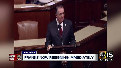 Trent Franks resigns immediately after aide accusations