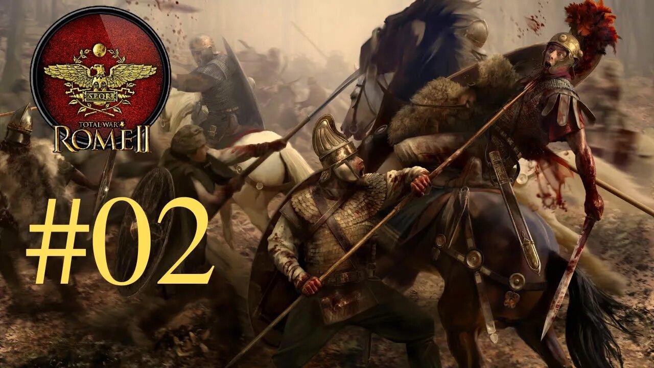 TOTAL WAR:Rome 2 - QUASE PERDI A CAMPANHA!!! - Gameplay em Português (PT-BR) #02