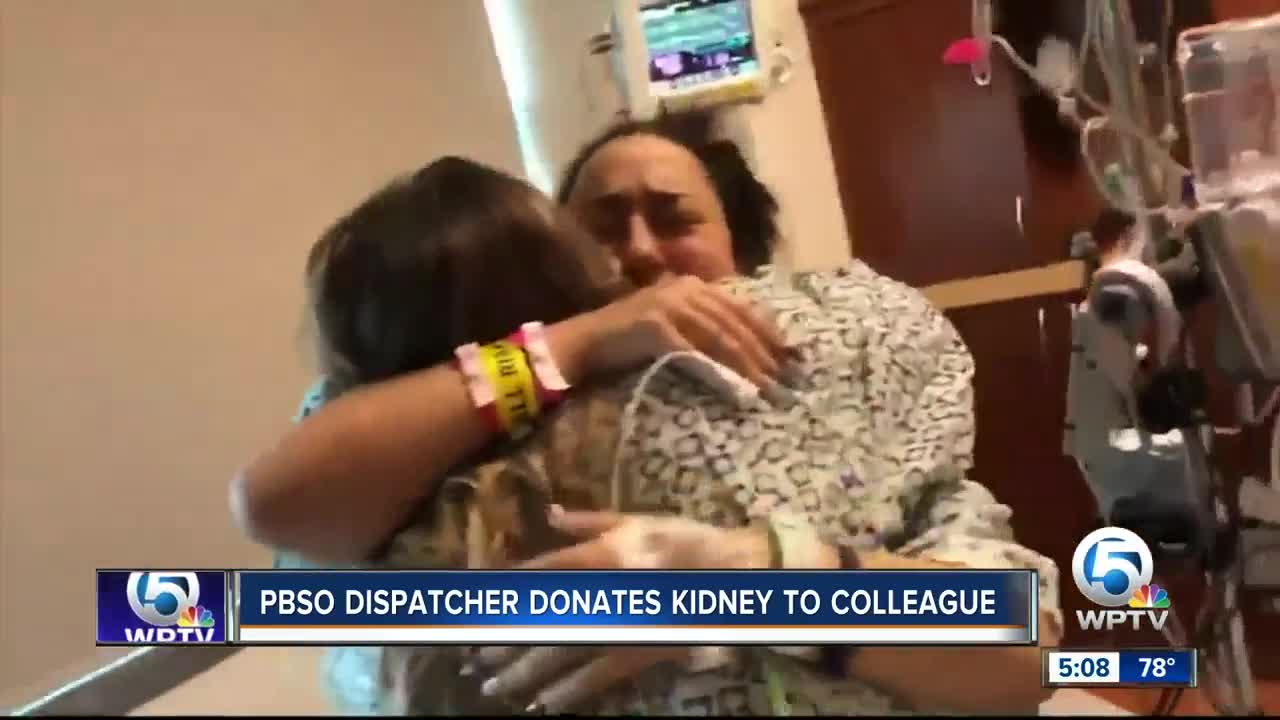 PBSO dispatcher donates kidney to co-worker