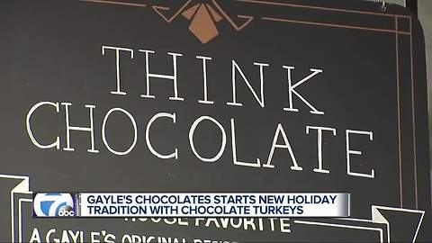 Gayle's Chocolates starts new holiday tradition with chocolate turkeys