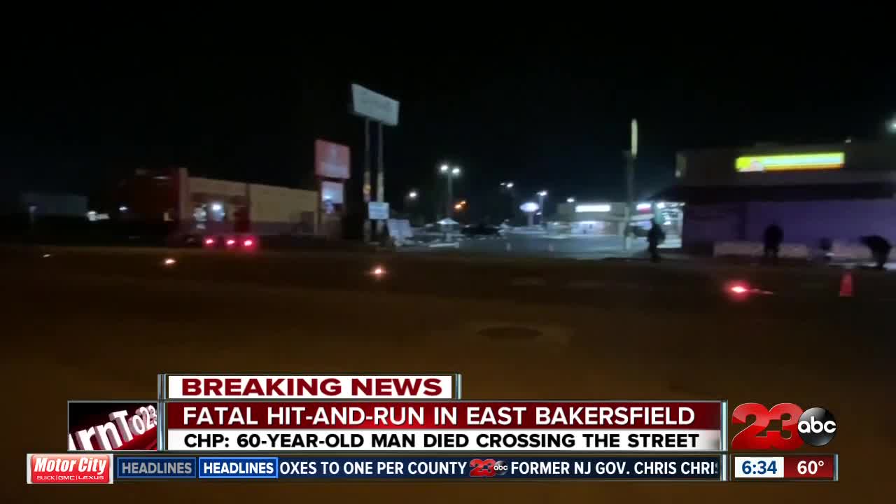 Fatal hit-and-run in East Bakersfield