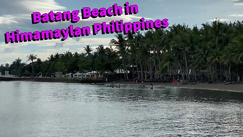 Batang Beach In Himamaylan City Philippines