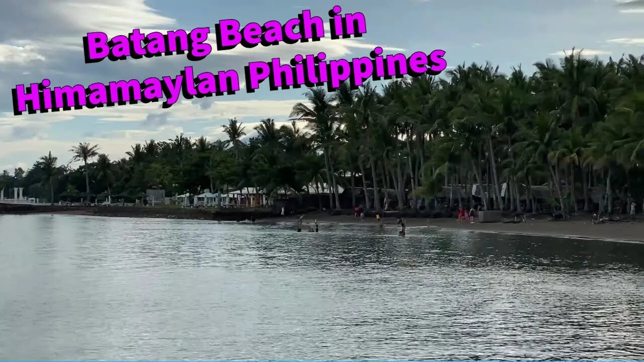 Batang Beach In Himamaylan City Philippines