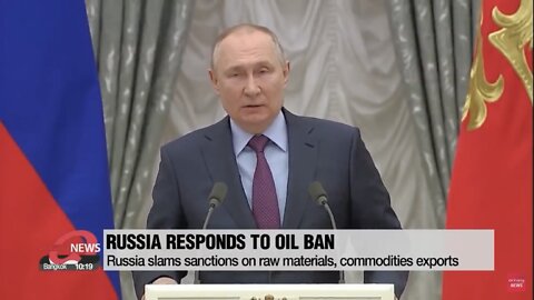 Lates News Russia respond to West's oil ban