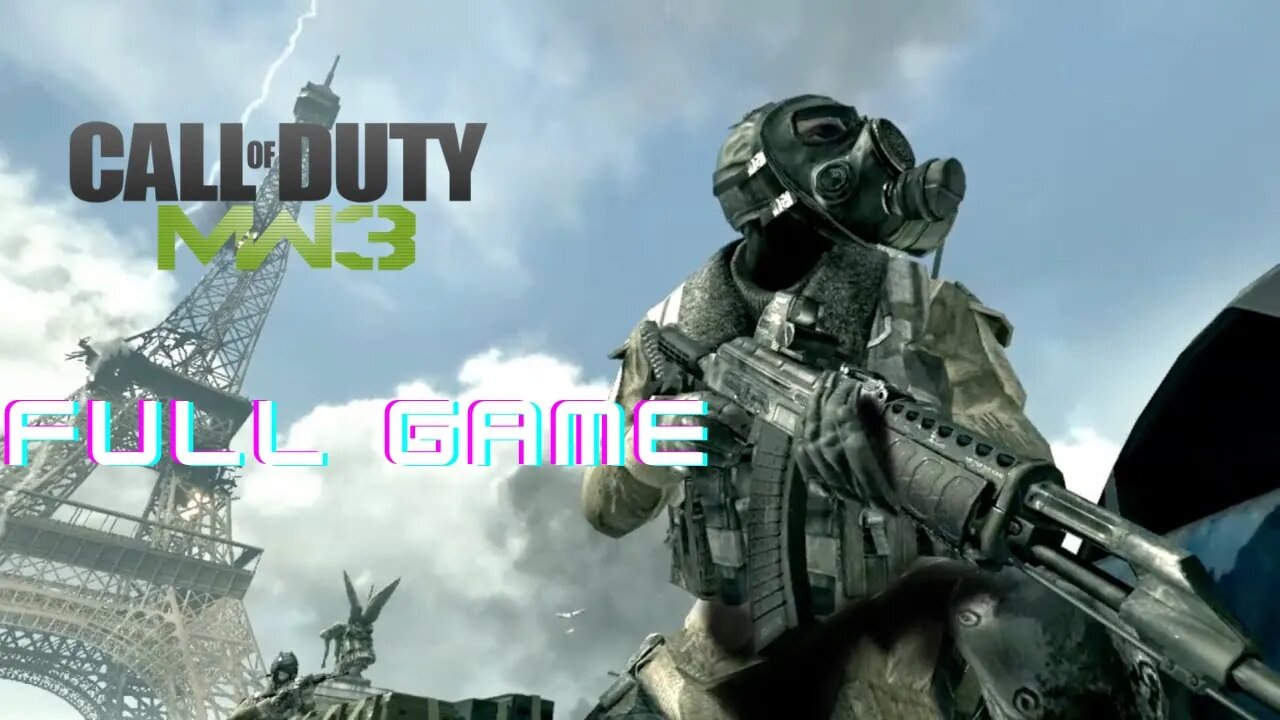 Call of Duty Modern Warfare 3 Full Game Walkthrough Playthrough - No Commentary (HD 60FPS)