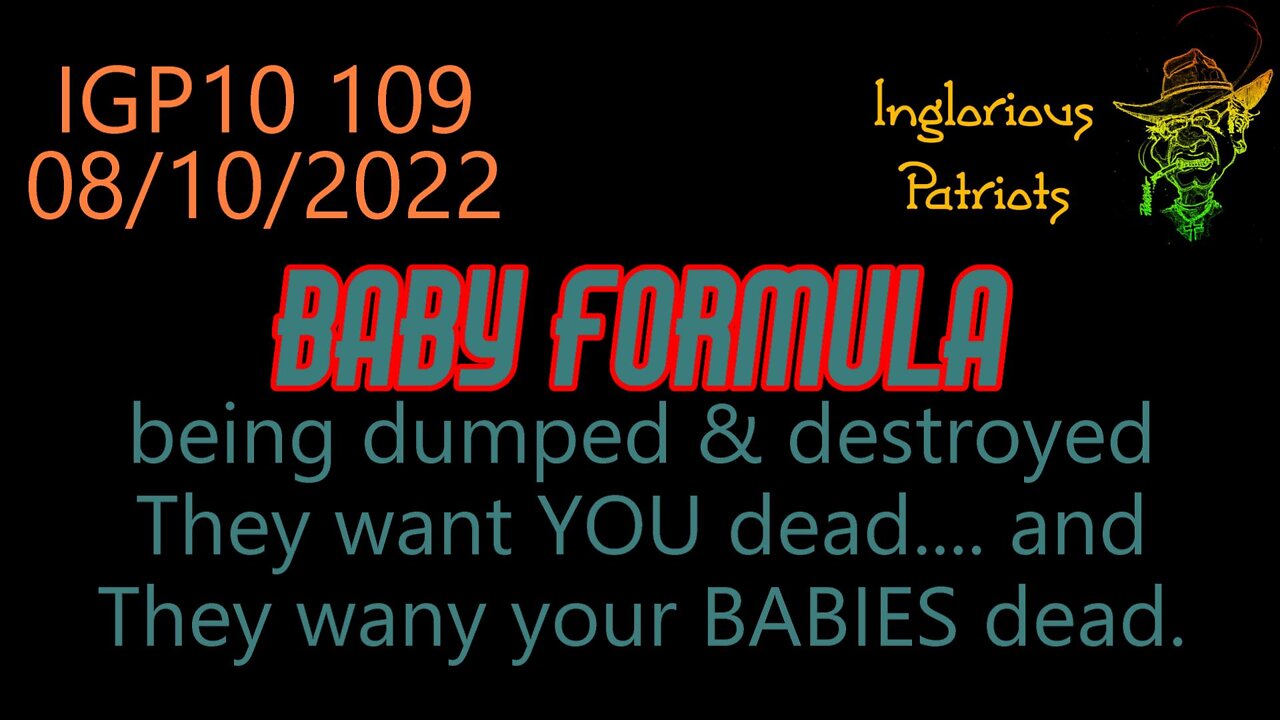 IGP10 109 - Baby Formula Being Destroyed