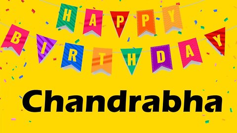Happy Birthday to Chandrabha - Birthday Wish From Birthday Bash