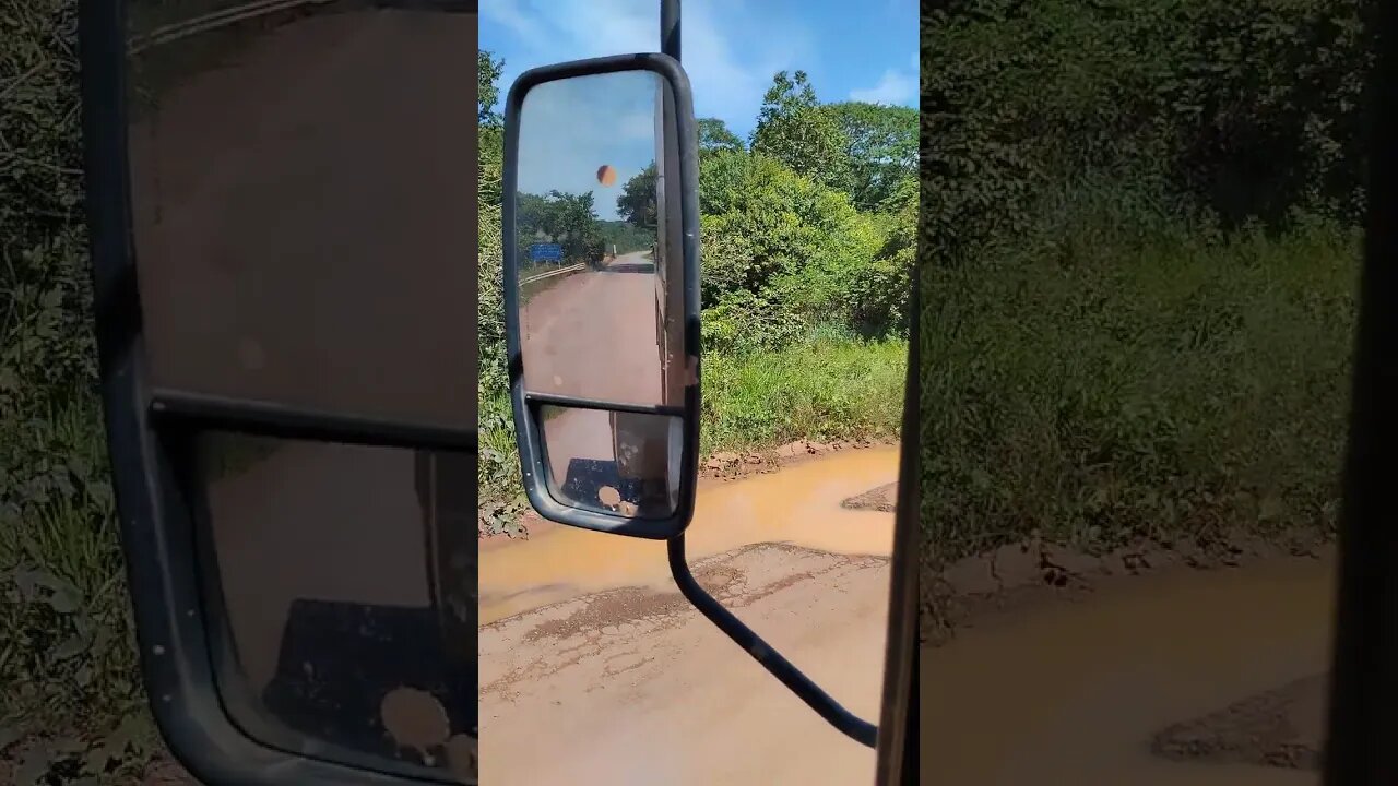 Crazy highway... Army Truck broken...