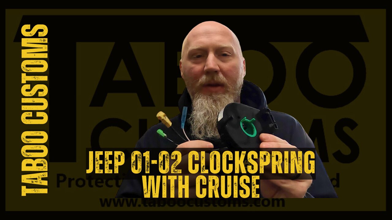 01-02 Jeep TJ Wrangler Clockspring WITH Cruise WHERE TO BUY and Installation