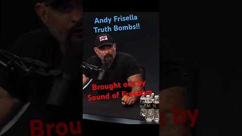 Leave it to Andy to say what we’re all thinking #soundoffreedom #movie #conspiracy #andyfrisella #jp