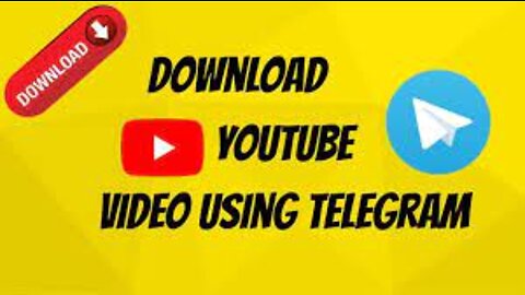 HOW TO DOWLOAD ANY YOUTUBE VIDEO WITH TELEGRAM.