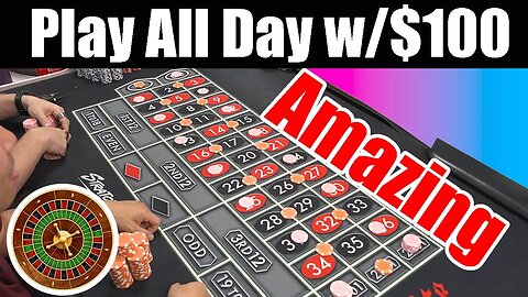 $100 Play All Day with this Roulette System