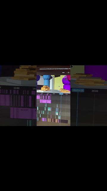 Almost DONE with act 1 of the previs!! #blender3d