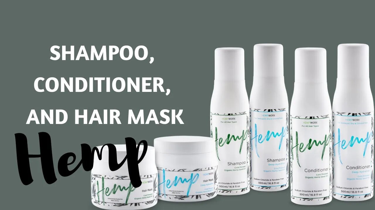 HempWorx Hair care Nature's gift to healthier hair has arrived. Made with Cold-Pressed Hemp Seed Oil