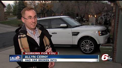 Car break-in victim upset that police never got back to him