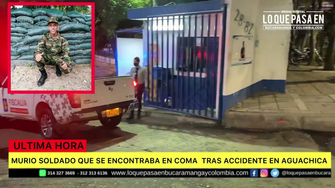 Murio soldado que estaba en coma en batallón de AGUACHICA