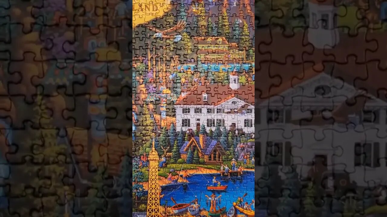 60000 piece What a Wonderful World Jigsaw Puzzle Day 11 Bag 22! #puzzles #shorts #jigsawpuzzles