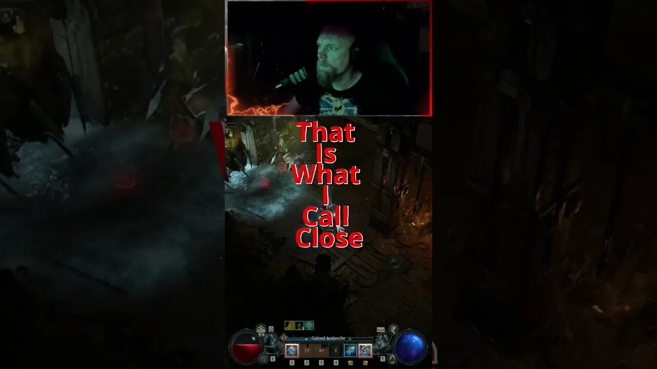 That Is What I Call Close #diablo #diablo4 #d4 #blizzard #scandinavianwolf #shorts