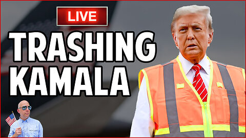 Trump Trashes Kamala While Trolling Biden in Garbage Truck