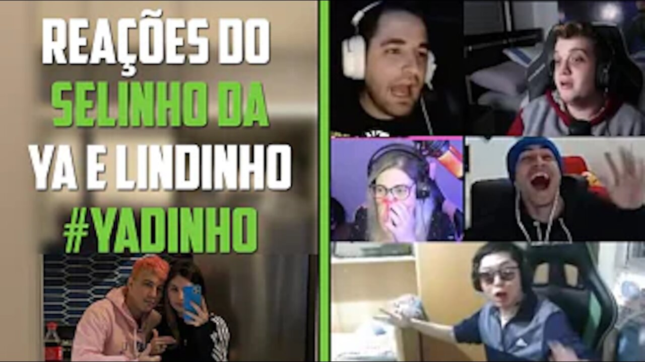 COMPILADO DE REAÇÕES DO YADINHO, SELINHO YAYAH E LINDINHO REACTS