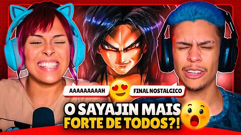 M4RKIM - Goku (Dragon Ball GT) - Saiyajin 4 | [React em Casal] 🔥