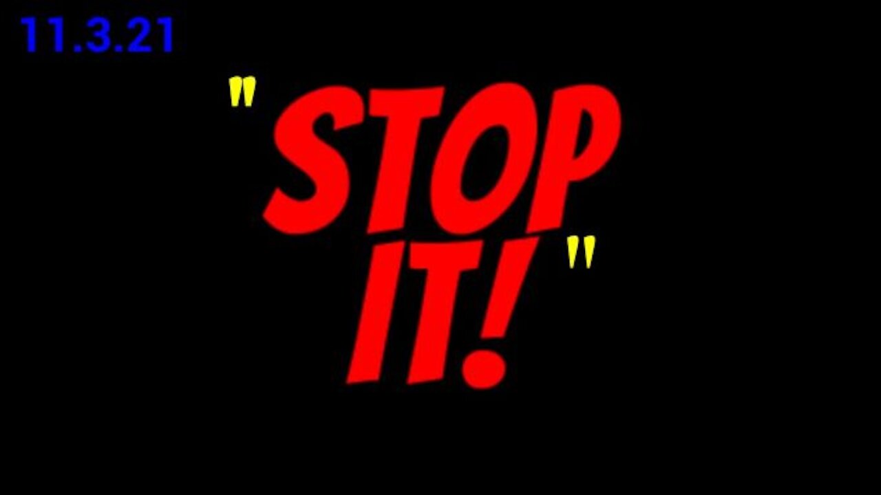 Stop Praying Beggy Prayer. "STOP IT"