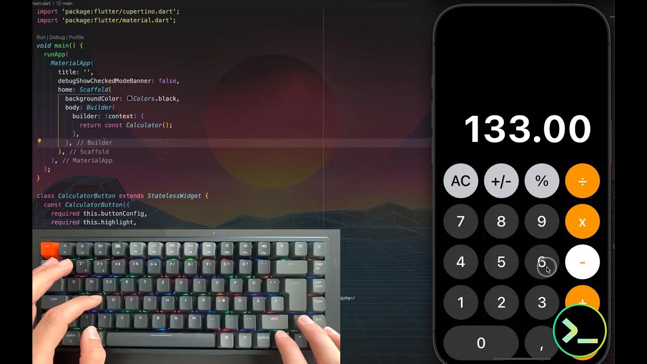 ASMR Programming - Coding IOS (IPhone) Calculator - No Talking