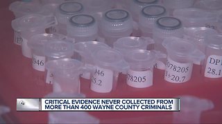 Wayne County officers never collected critical evidence from 400+ criminals, until now