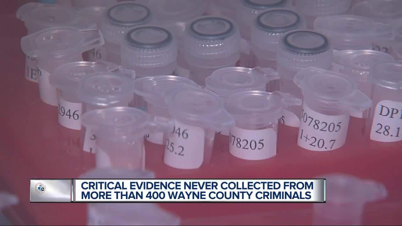 Wayne County officers never collected critical evidence from 400+ criminals, until now