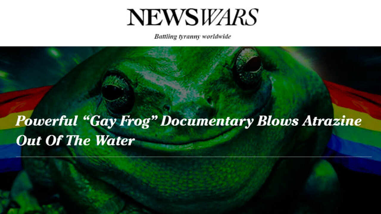 The Truth Behind the Penis Shrinking Gay Frogs Chemical
