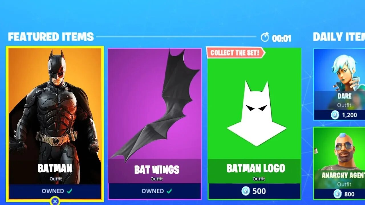 *NEW* BATMAN SKINS OUT NOW! FORTNITE ITEM SHOP COUNTDOWN RIGHT NOW! (FORTNITE BATTLE ROYALE)