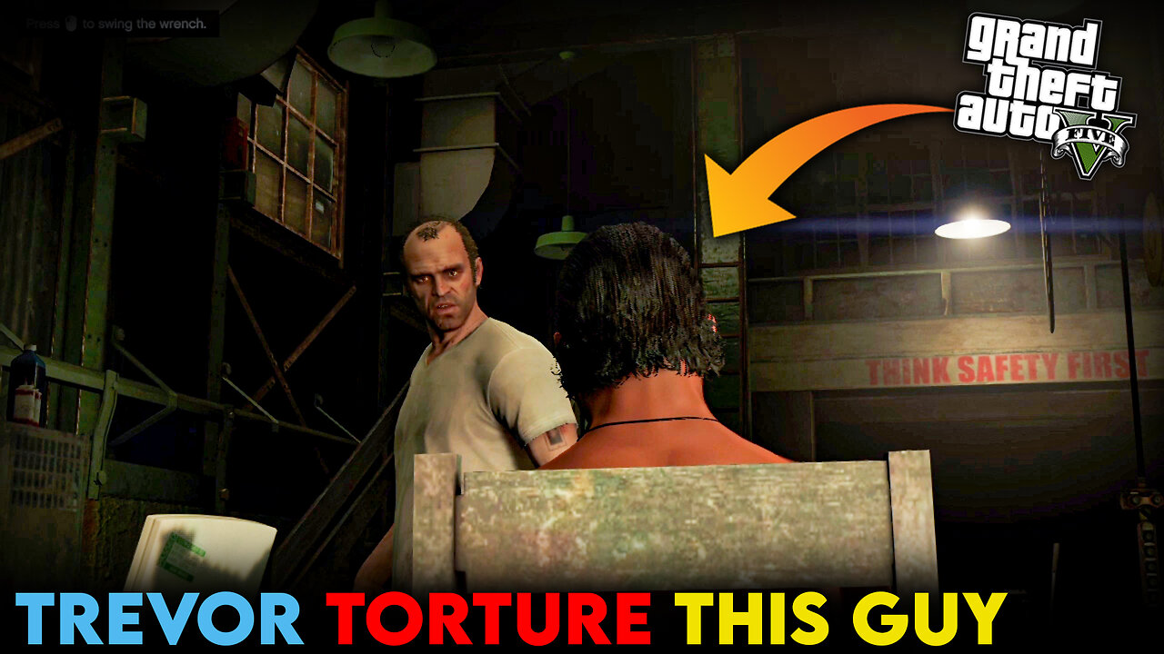 TREVOR TORTURE THIS GUY I GTAV GAMEPLAY