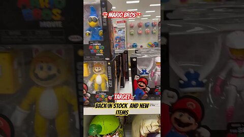🍄Mario Bros🍄 Back In Stock And New Items 🎯Target🎯 #toys #toyhunt #channel #mariobros #new