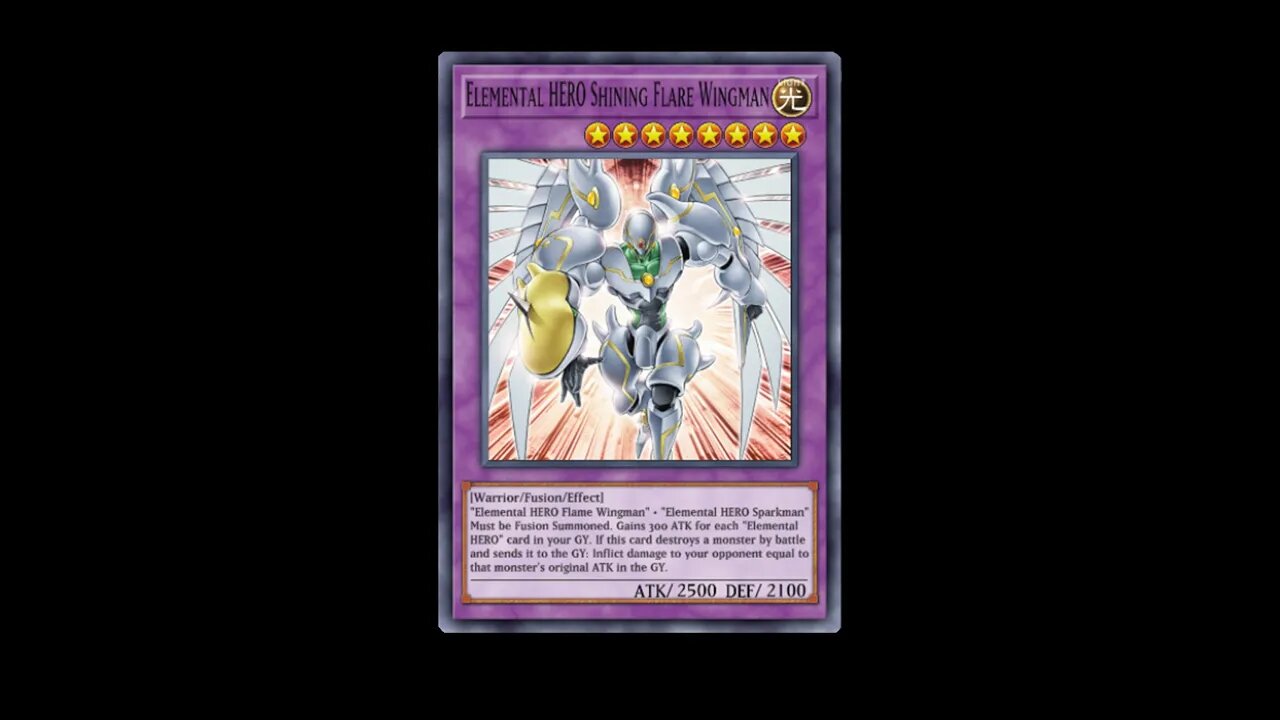 Yu Gi Oh! Elemental Hero Shining Flare Wingman